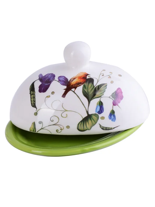 Масленка для сливочного масла с крышкой керамическая - фото 14