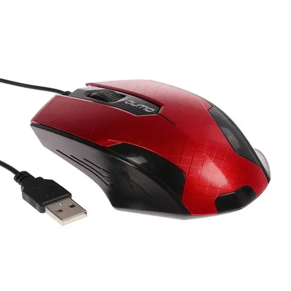 Мышь Qumo M14 Office, проводная оптическая 3 кнопки 1000 dpi