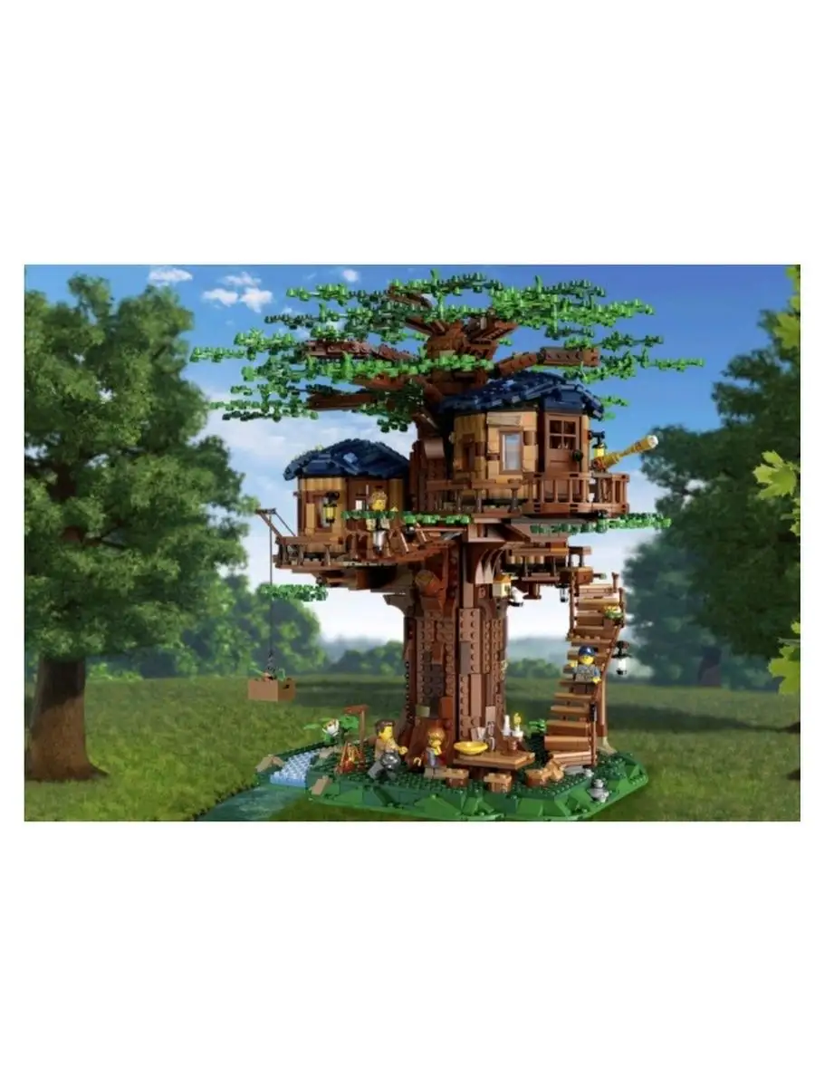 Конструктор TreeHouse Дом на дереве 1027 дет 33111/подарок LEGO 140469217  купить в интернет-магазине Wildberries