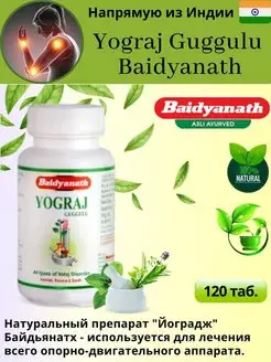 Йоградж Гуггулу (Yograj Baidyanath) Baidyanath 140475217 купить за 369 ₽ в интернет-магазине Wildberries