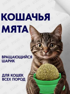 Игрушка-шар с кошачьей мятой EQОS 140549263 купить за 135 ₽ в интернет-магазине Wildberries