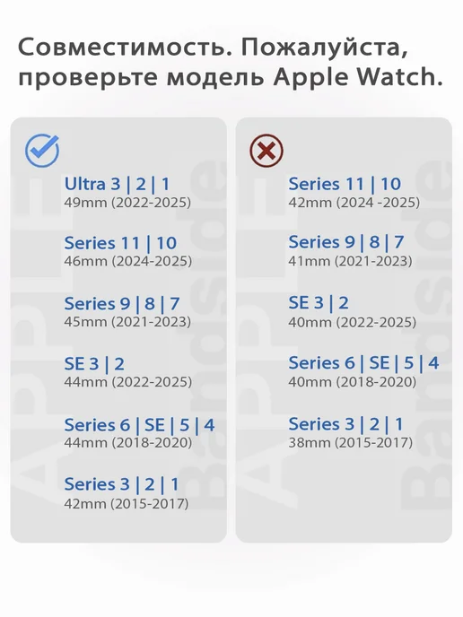 Bandside Ремешок Ocean band для Apple Watch Ultra 44, 46, 45, 49 мм, вариант, фото 2