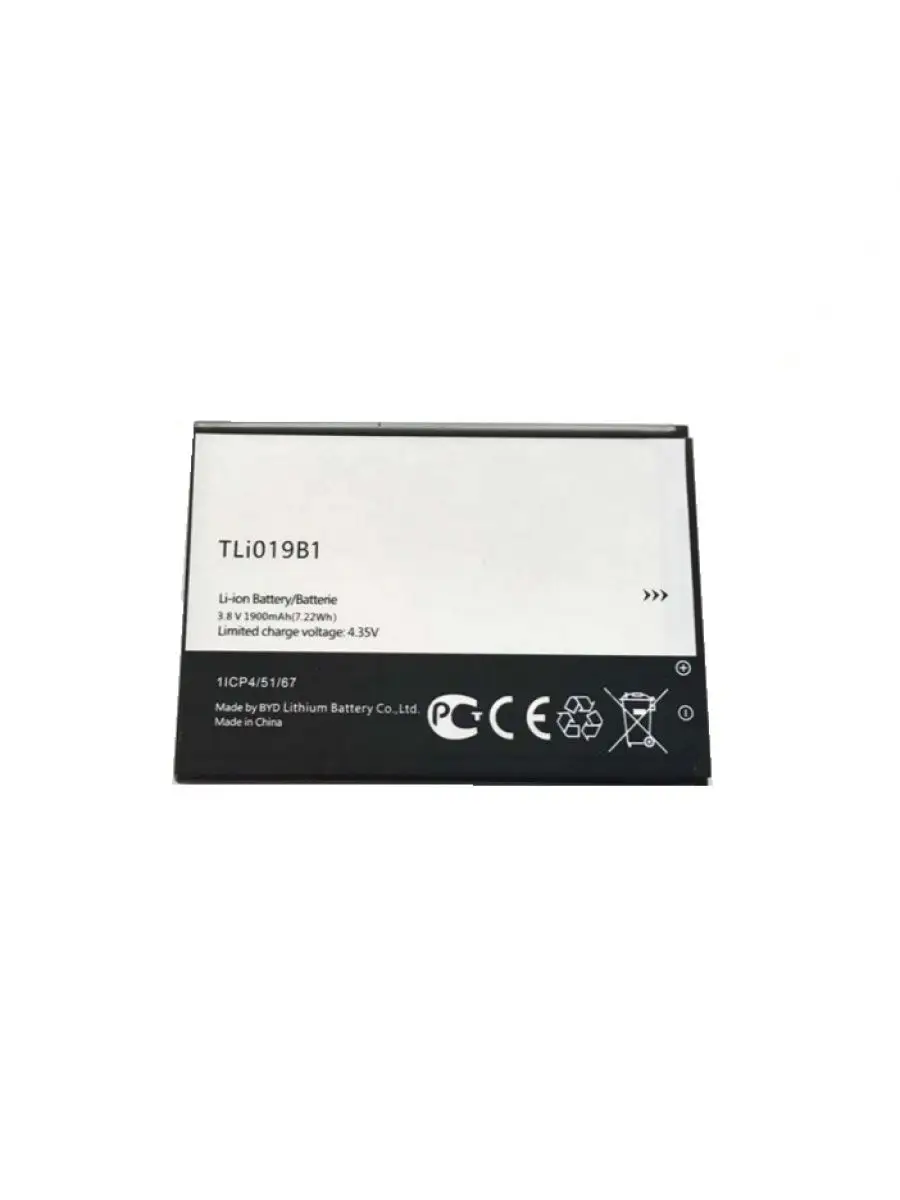 Аккумулятор 1900mAh на Alcatel One Touch POP C7 7040D/7041D MyPads  140562055 купить за 349 ₽ в интернет-магазине Wildberries