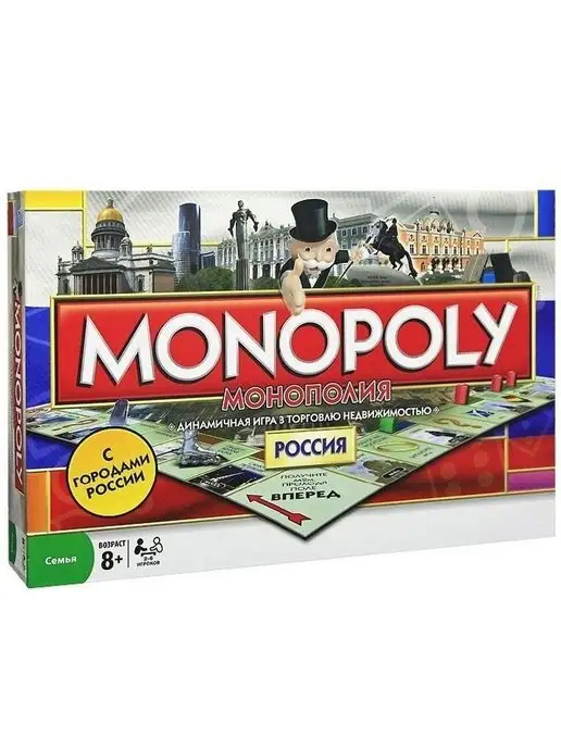 MONOPOLY Настольная игра монополия Россия