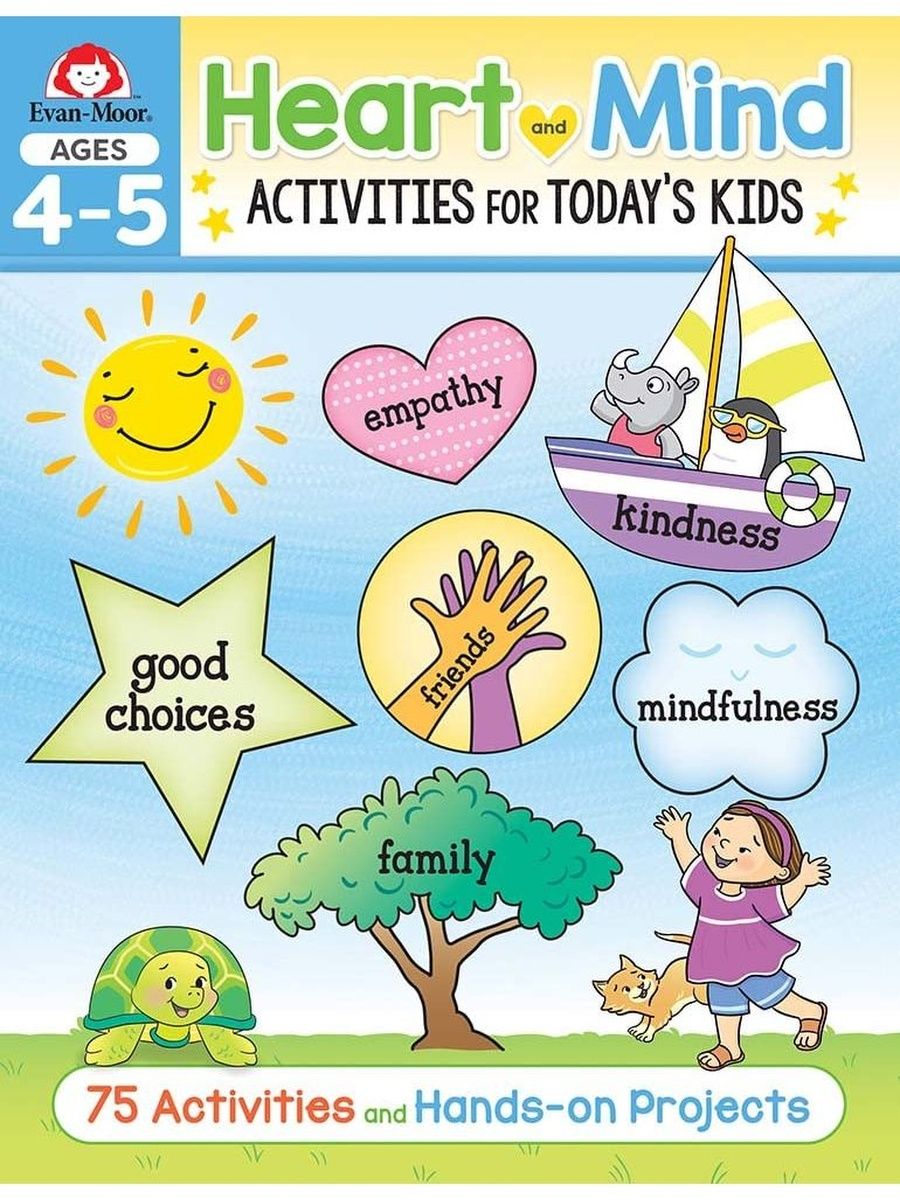 Mind activity. Workbooks for children. Spring Workbook for Kids.