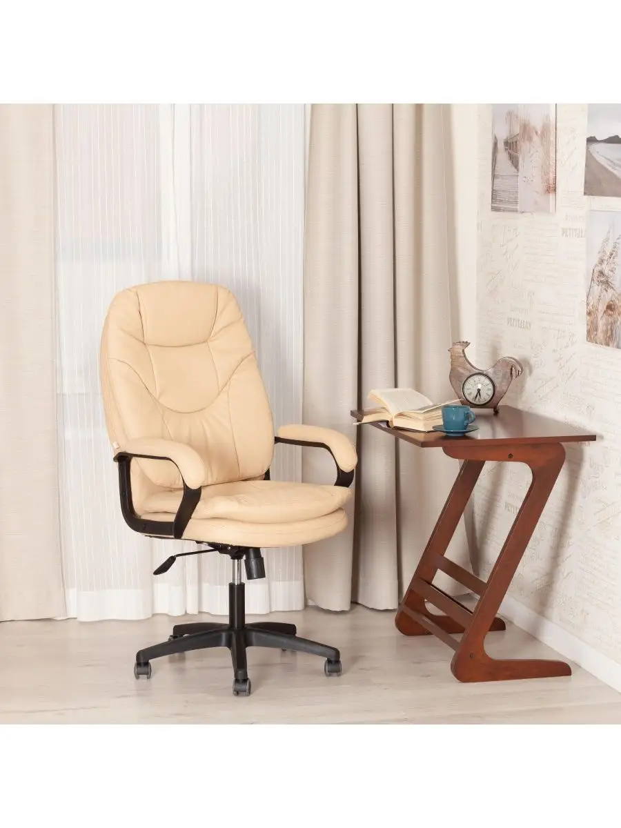 Кресло компьютерное COMFORT офисное бежевое Tetchair 140619146 купить за 12  804 ₽ в интернет-магазине Wildberries