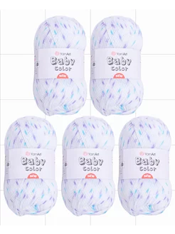 Пряжа Baby Color 201 5 штук YarnArt 140646215 купить за 501 ₽ в интернет-магазине Wildberries