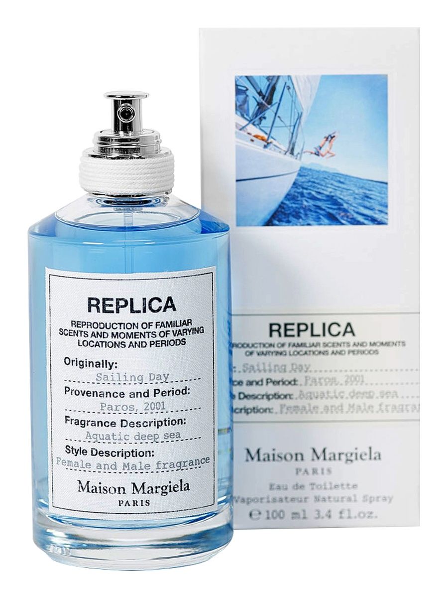 Туалетная вода day. Maison Margiela Replica духи. Maison Margiela Replica Sailing Day 100 ml. Мейсон Марджела реплика ароматы. Мейсон Марджело реплика духи.