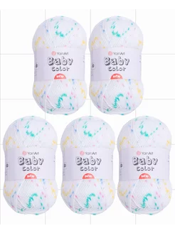 Пряжа Baby Color 214 5 штук YarnArt 140646445 купить за 511 ₽ в интернет-магазине Wildberries