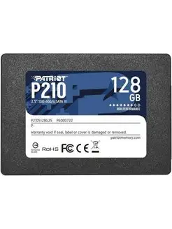 SSD жесткий диск PATRIOT Memory P210 SATA2.5" 128GB PATRIOT 140653012 купить за 1 502 ₽ в интернет-магазине Wildberries