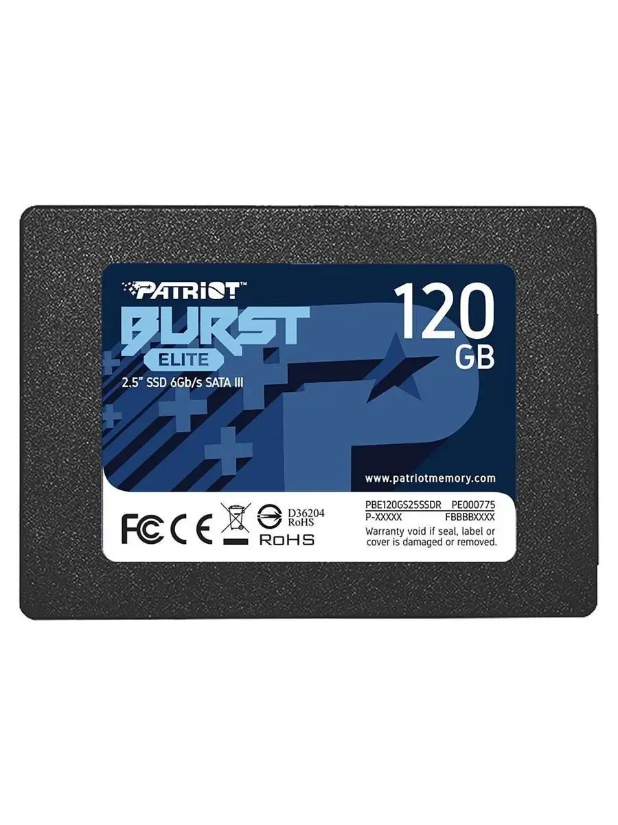 SSD жесткий диск Burst Elite PBE120GS25SSDR 120GB