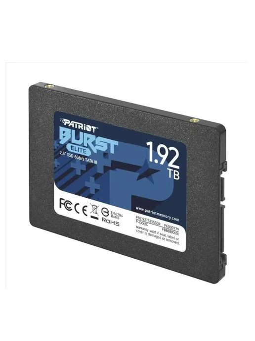 PATRIOT SSD жесткий диск SATA2.5" 1.92TB PBE192TS25SSDR, 1,92 ТБ, фото 2
