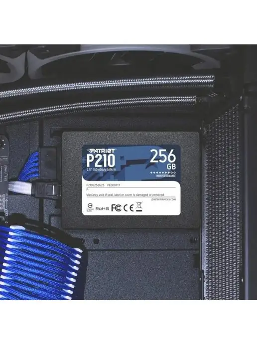 PATRIOT SSD накопитель P210 P210S256G25 256ГБ, 256 ГБ, фото 7