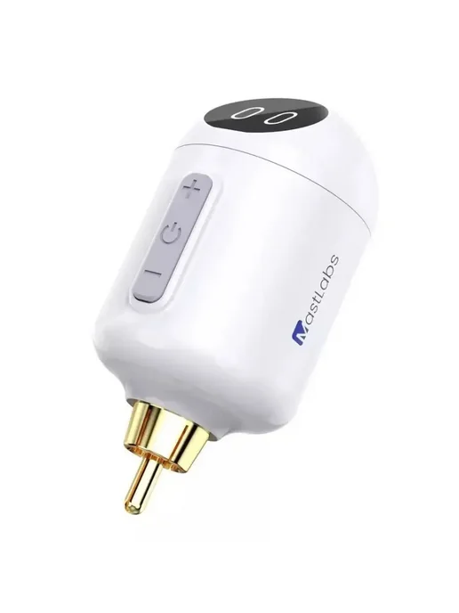 DragonHawk Беспроводной блок питания для тату машинки RCA, белый, фото 6