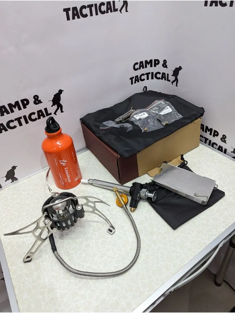 Мультитопливная бензиновая горелка camp & tactical 140702194 купить в  интернет-магазине Wildberries