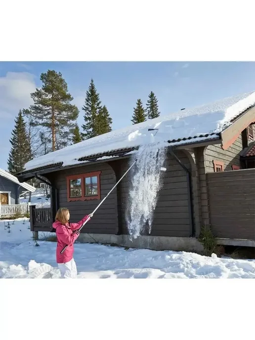 INFILD Скребок для уборки снега с крыши 5,6 м, 5,6 м, фото 4