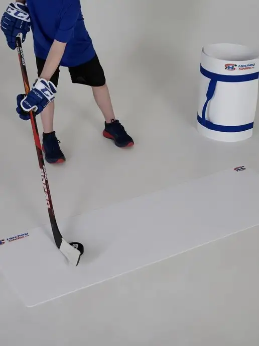 HOCKEY SKILLS Хоккейная Рулонная панель 50*150*0,2 см Искусственный лед, 50x150x0.2 см, фото 7
