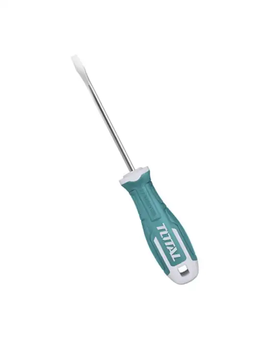 TOTAL tools Отвертка плоская магнитная SL8х200 мм TOTAL, 8x200 мм, фото 2
