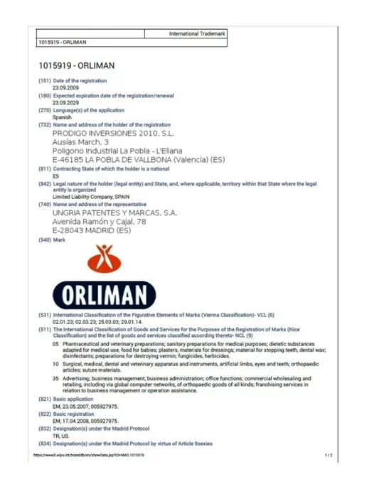 Orliman Левый бандаж на запястье ортопедический фиксирующий MF-I50, бежевый, фото 7