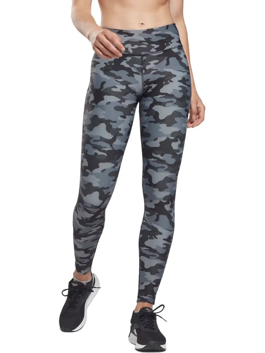 Lux Bold Camo Print Tights W Reebok 140796816 Wildberries