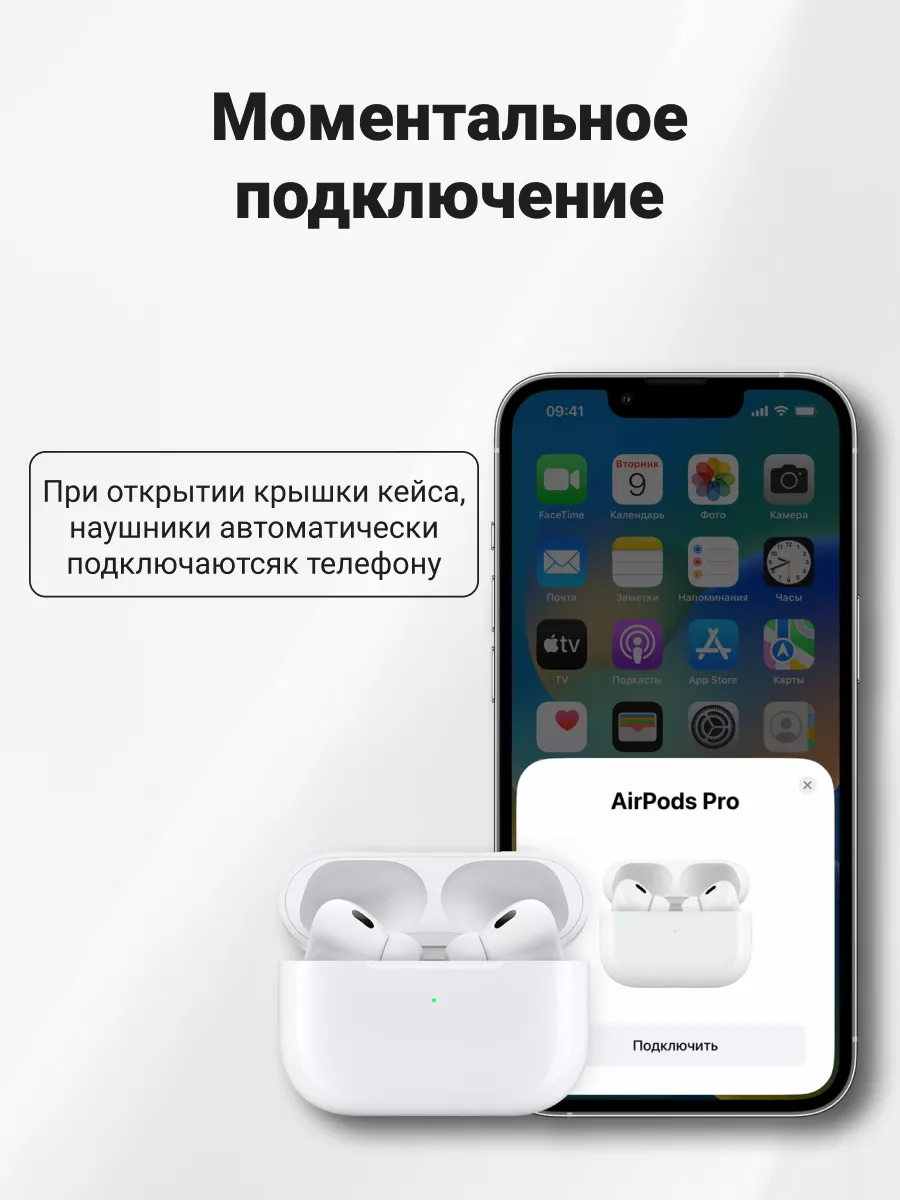 Наушники AirPods Pro 2-го поколения Apple 140826238 купить в  интернет-магазине Wildberries