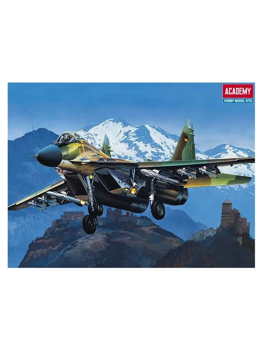 12263 Academy Истребитель Миг-29А Fulcrum A (1:48) Academy Hobby Model Kits  140832556 купить за 2 465 ₽ в интернет-магазине Wildberries