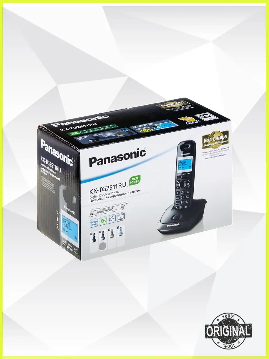 Радиотелефон Panasonic KX-TG2511 Panasonic 140836890 купить в  интернет-магазине Wildberries