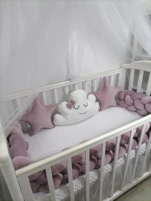 Бортики в кроватку для новорожденных своими руками - Maranis