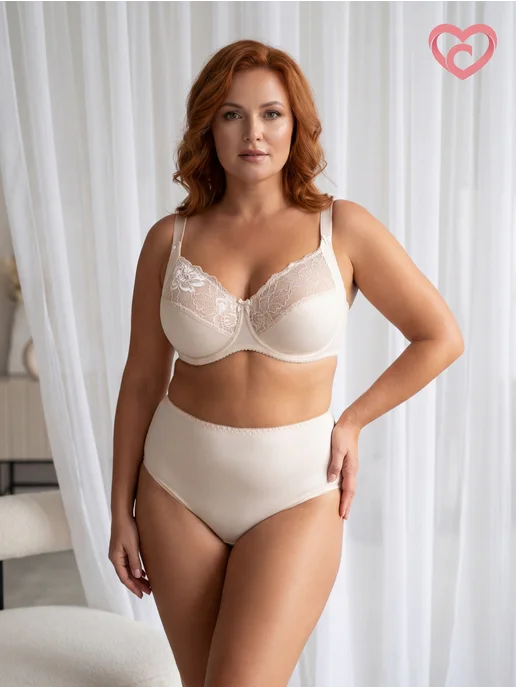 Madame comfort Бюстгальтер хлопковый на косточках, розовый, фото 2