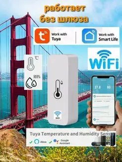 датчик wi-fi температуры и влажности ZigBee Tuya умный дом Shopping House 140928860 купить за 722 ₽ в интернет-магазине Wildberries