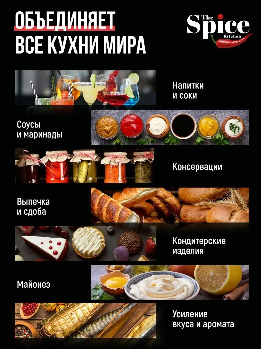 Лимонная кислота пищевая порошок 900 грамм The Spice Kitchen 140931679  купить за 245 ₽ в интернет-магазине Wildberries