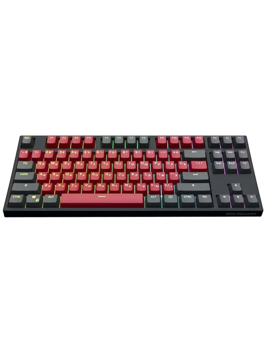 Клавиатура игровая Keyrox TKL Classic Red Grey с RGB Red Square 140936730  купить в интернет-магазине Wildberries