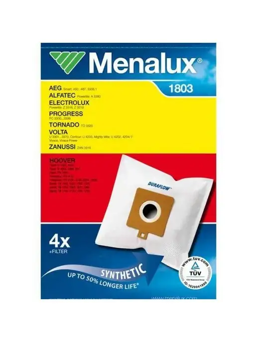 Menalux Мешки-пылесборники 1803 для пылесоса Hoover, вариант