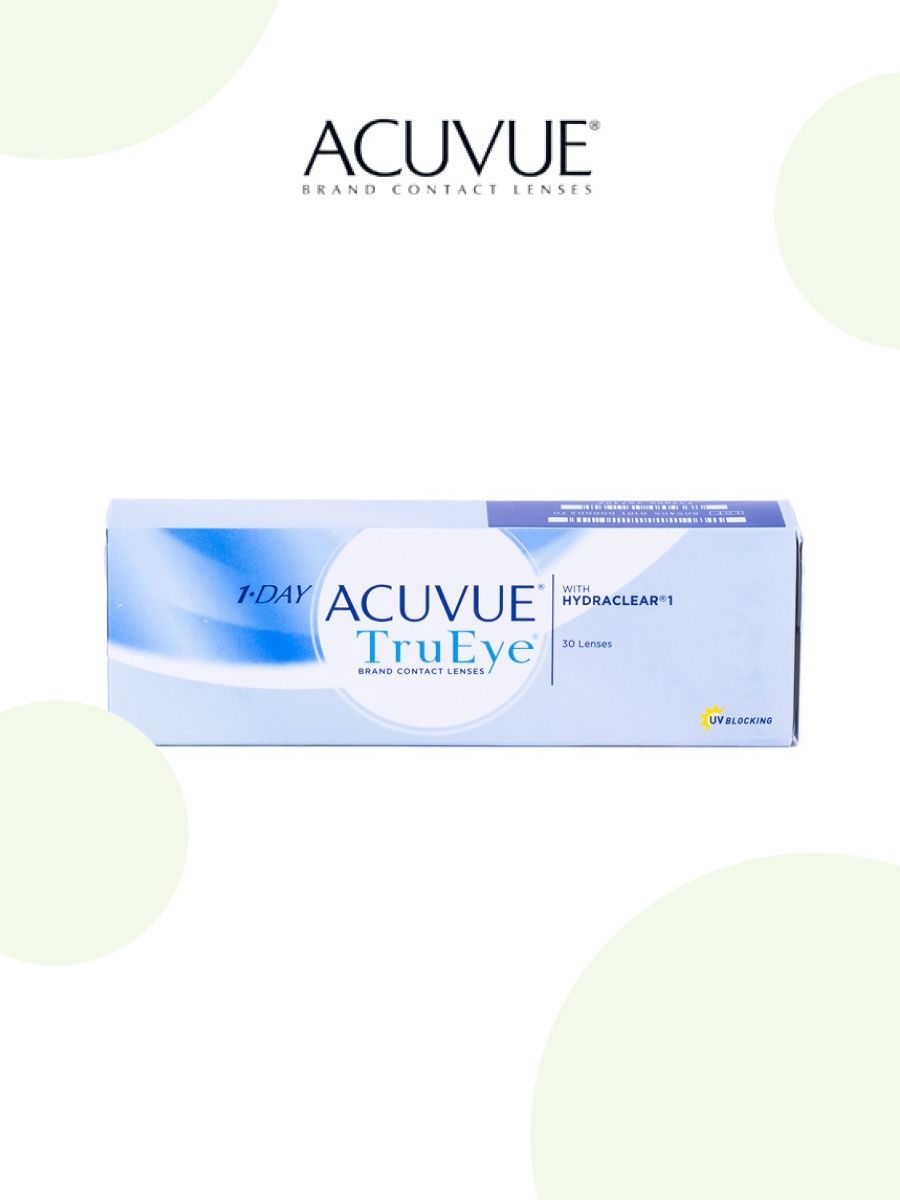 Контактные линзы 1-Day Acuvue TRUEYE. 1-Day Acuvue TRUEYE (30 линз). TRUEYE И Oasis отличия. Acuvue TRUEYE отзывы.