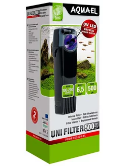 Внутренний фильтр со стерилизатором UNI FILTER 500 UV AQUAEL 140951442 купить за 4 263 ₽ в интернет-магазине Wildberries