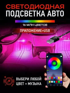 Подсветка в машину телевизора системного блока PutyAvto 140961557 купить за 609 ₽ в интернет-магазине Wildberries