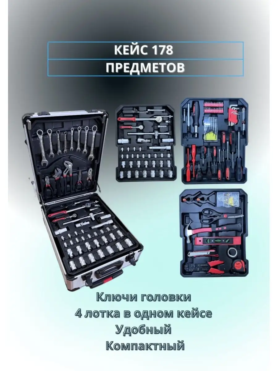 Набор инструментов для автомобиля 187 GoodTools 140965207 купить за 7 098 ₽  в интернет-магазине Wildberries