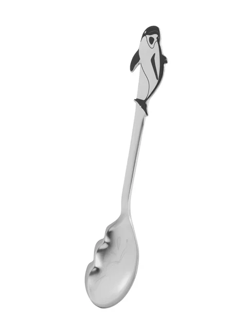 Takakuwa Ложка кофейная из нержавеющей стали "Дельфин", 12х2,6х0,2 см, 12x2.6x0.2 см, фото 2