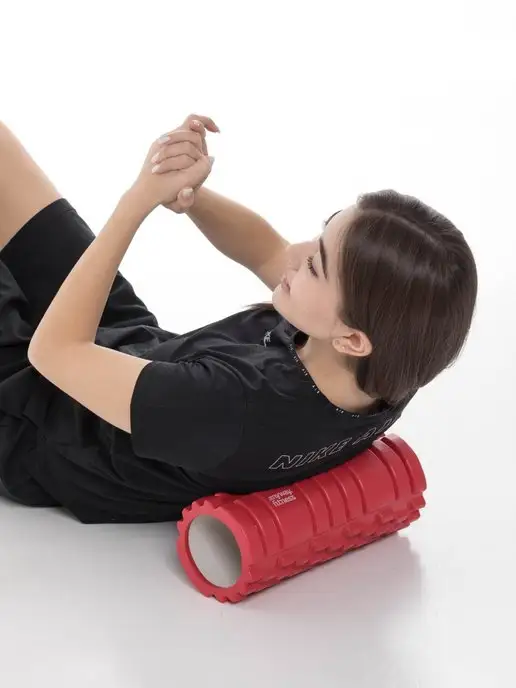 Anyway. Fitness Массажный ролик для спины и тела, валик для МФР, фитнеса, красный, фото 4