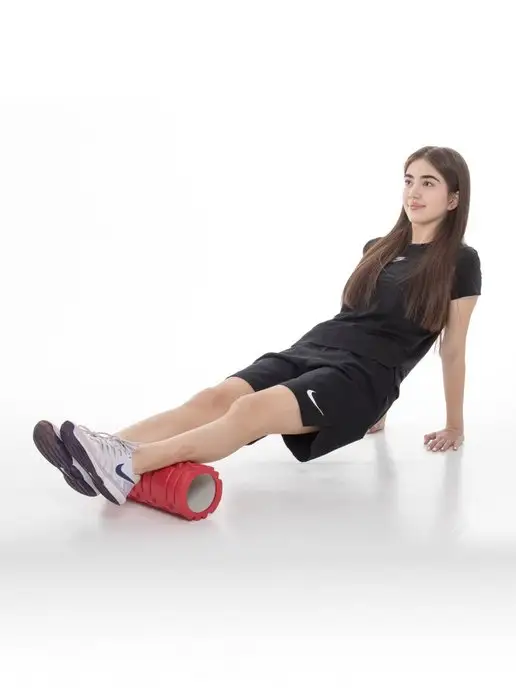 Anyway. Fitness Массажный ролик для спины и тела, валик для МФР, фитнеса, красный, фото 5