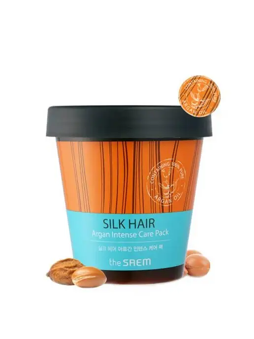 корейская маска для волос Silk Hair Argan Intense Care