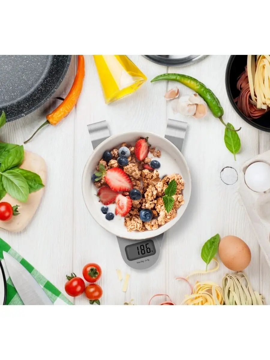 Весы кухонные электронные для кухни и продуктов NDTech KS168