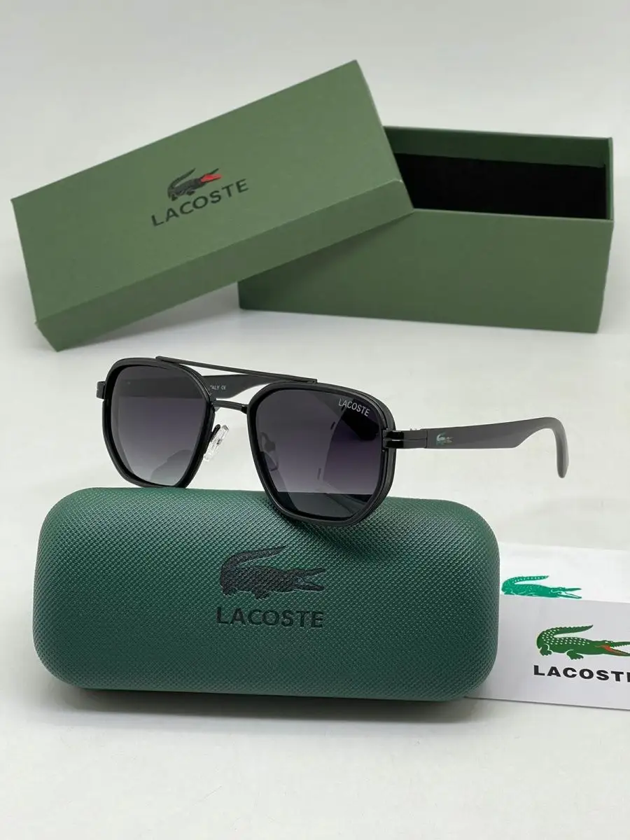 Очки солнечные мужские Lacoste 141039546 купить за 2 034 ₽ в  интернет-магазине Wildberries