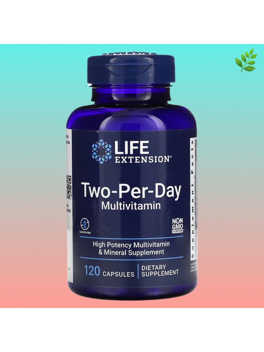 Life Extension two-per-Day Multivitamin. Life Extension two-per-Day. Two per Day капсулы.