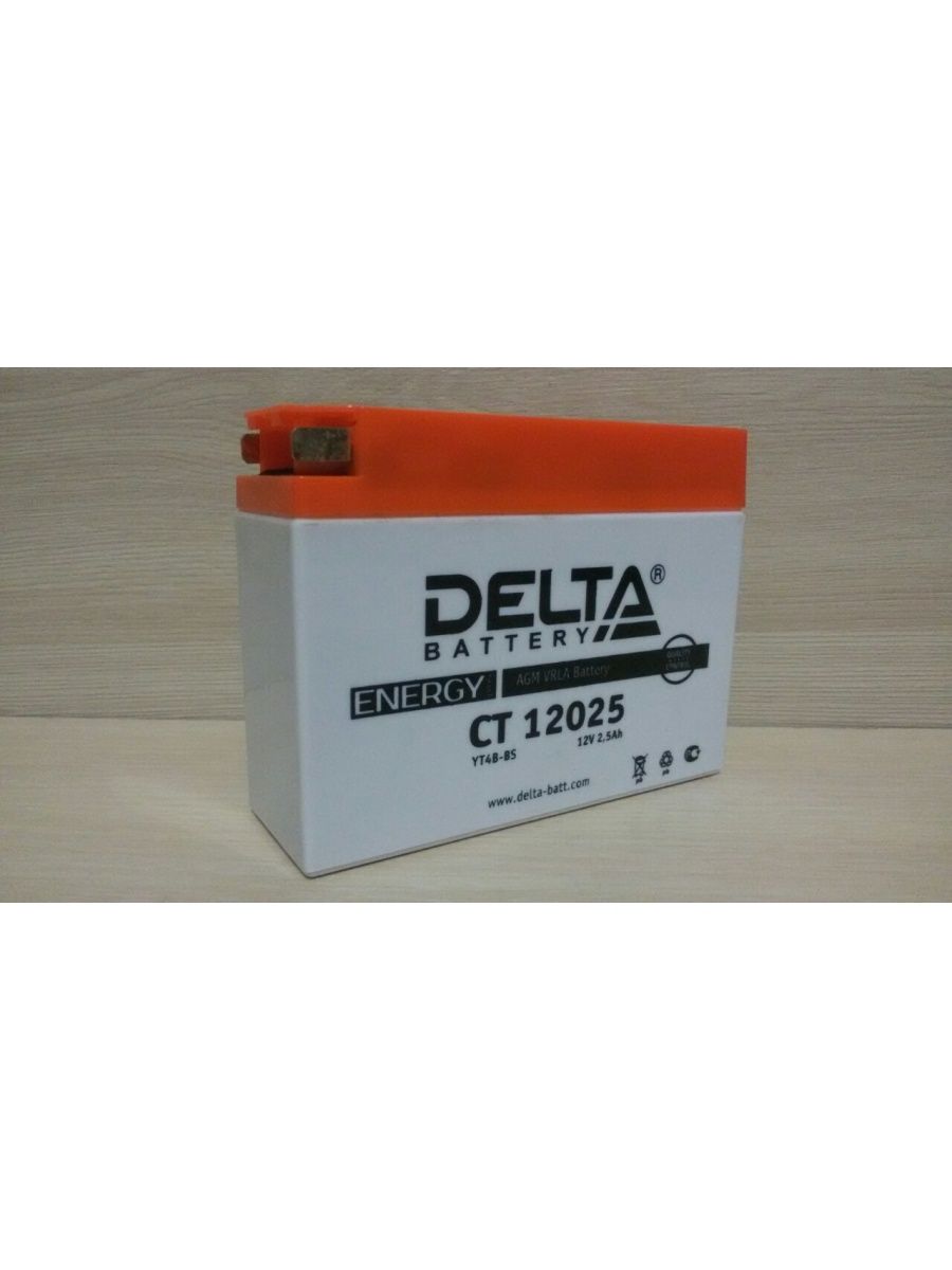 Bs delta. Аккумулятор Дельта CT 12025. Аккумулятор Delta CT 12025. АКБ Delta CT yt4b 2.5Ah.