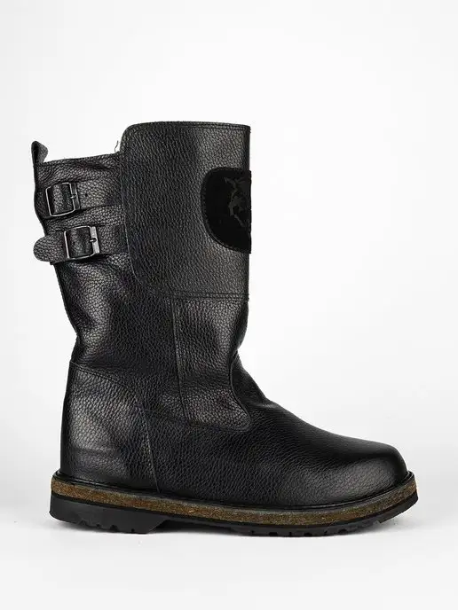 РусУнты Сапоги натуральные зимние, черный, фото 2
