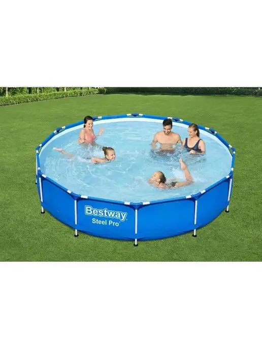 Bestway Бассейн Каркасный Steel Pro 56681 366х76 см, насос, 366x76 см, фото 6