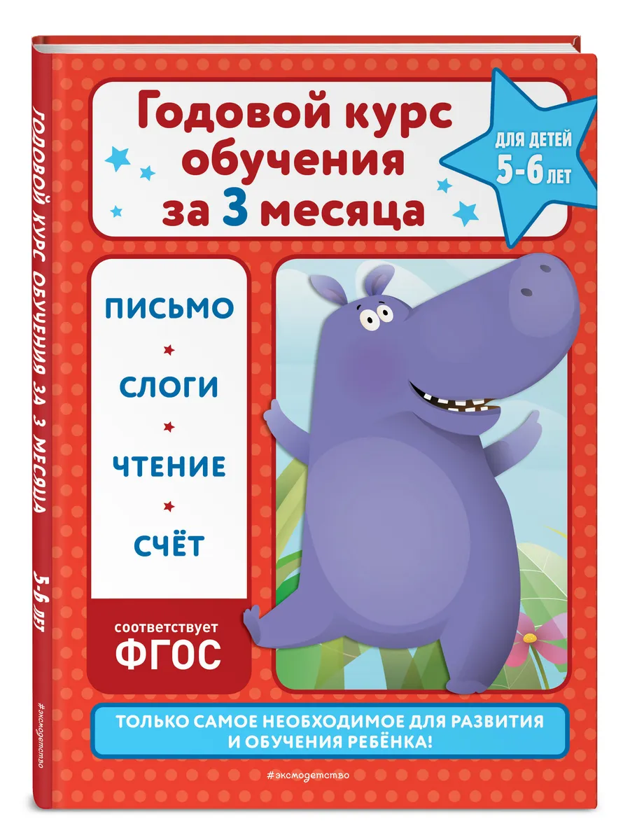 Годовой курс обучения за три месяца: для детей 5-6 лет