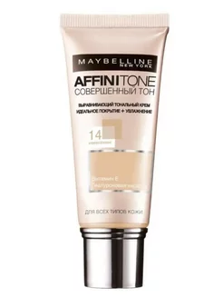 Тональный крем для лица "Affinitone” Maybelline New York 141133105 купить за 314 ₽ в интернет-магазине Wildberries