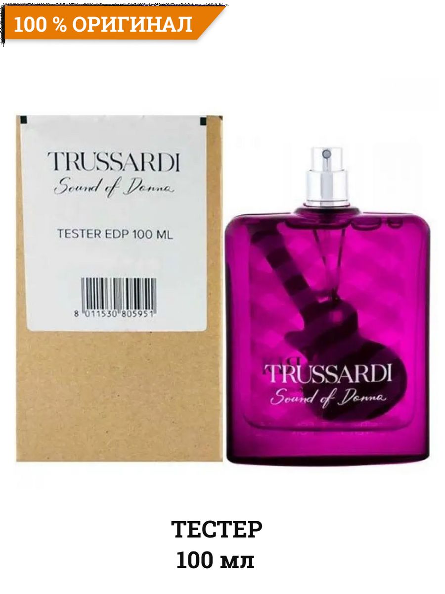 Trussardi Sound of Donna EDP 100ml тестер жен. Туалетная вода Trussardi Sound of Donna 100. Trussardi Sound of Donna w EDP 50 ml. Trussardi Sound of Donna, парфюмерная вода, спрей.